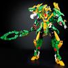Model Robot Dual Form Dragon Warrior Mecha Building Blocks Set Transformable and Dragon Mecha Figure for Adult Collectors Decor