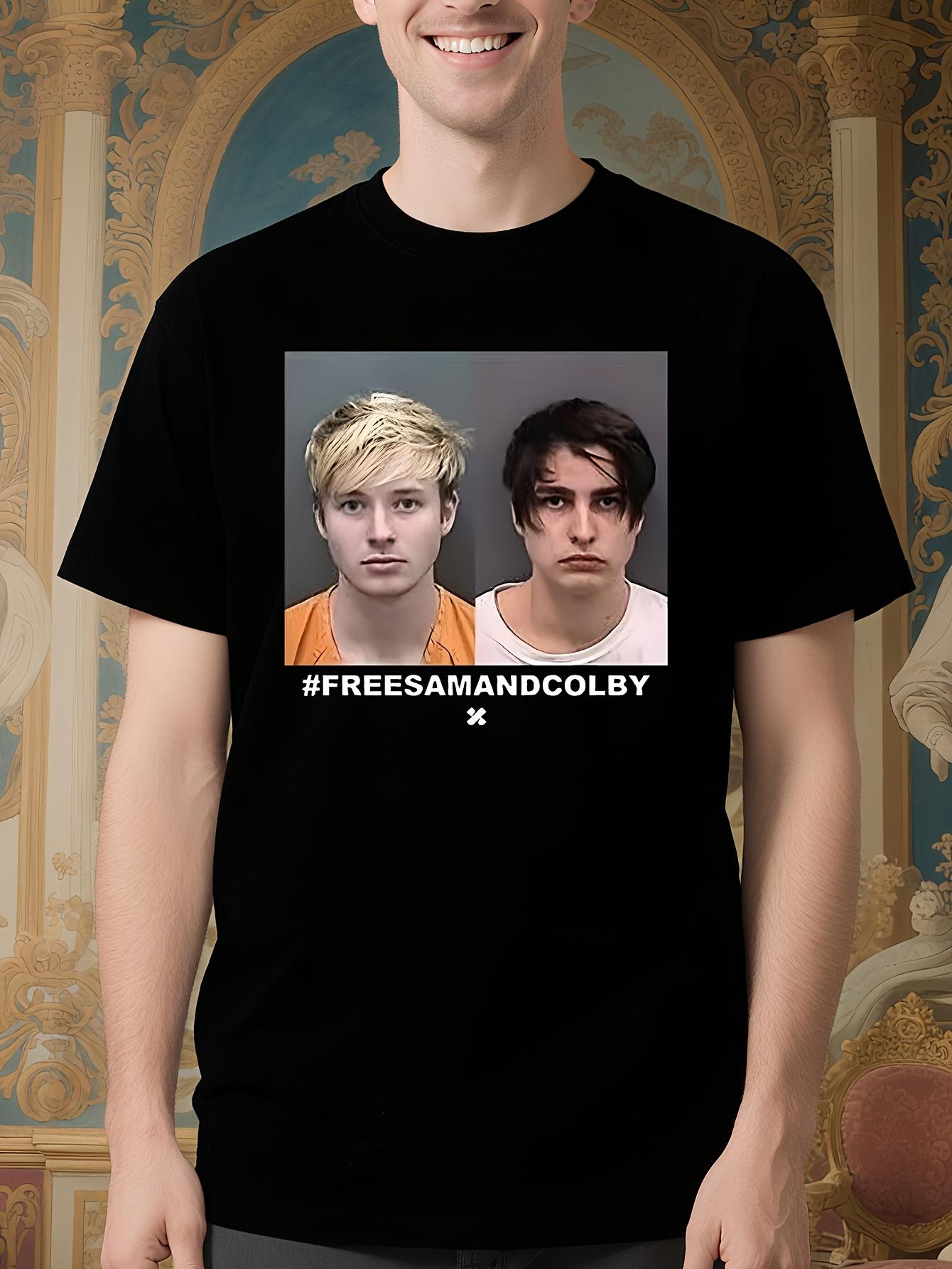 XPLR Mugshot Graphic Tshirt - Black with Orange and White... XXXXL
