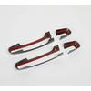 Exterior Door Handle Bowl Cover Trim for 2017+ Chevrolet Camaro Carbon Fiber H
