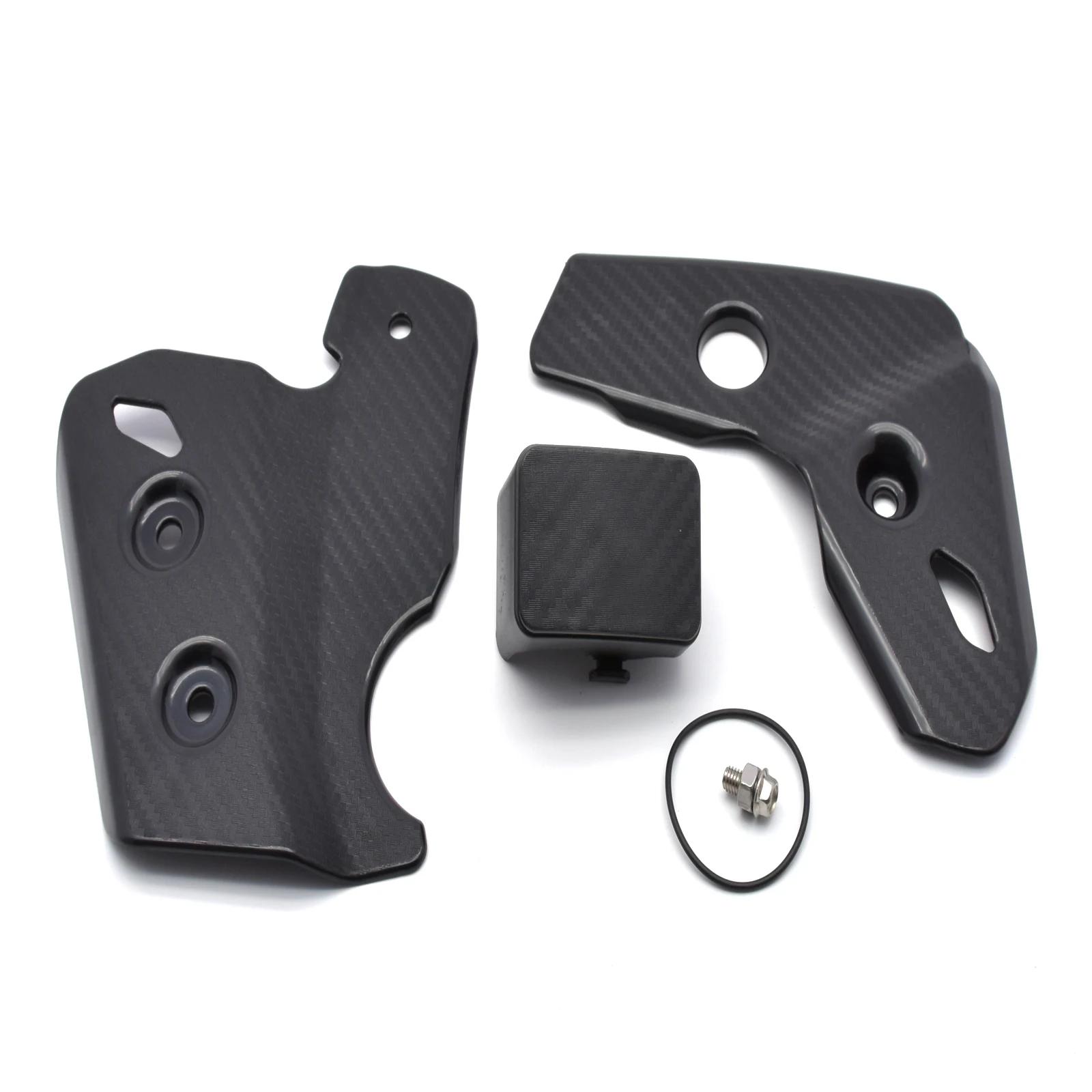 For Kawasaki KLX250 KLX250S D-TRACKER / X 1993-2017 2018 Motorcycle Frame Guard Protector Covers Carbon Look Design