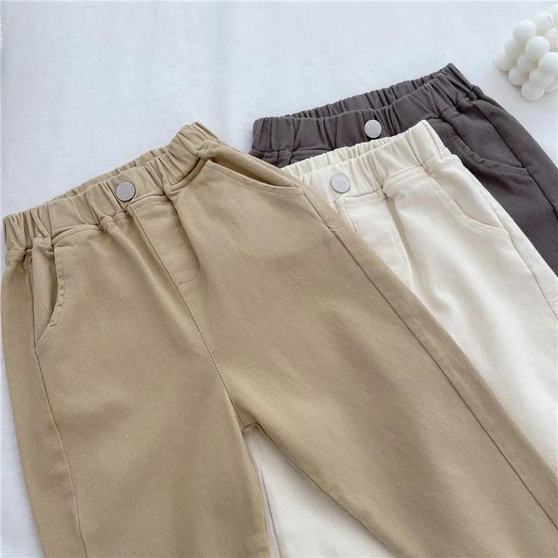 Children's Pants Men's and Women's Casual Pants All Wear Korean Version of Trousers