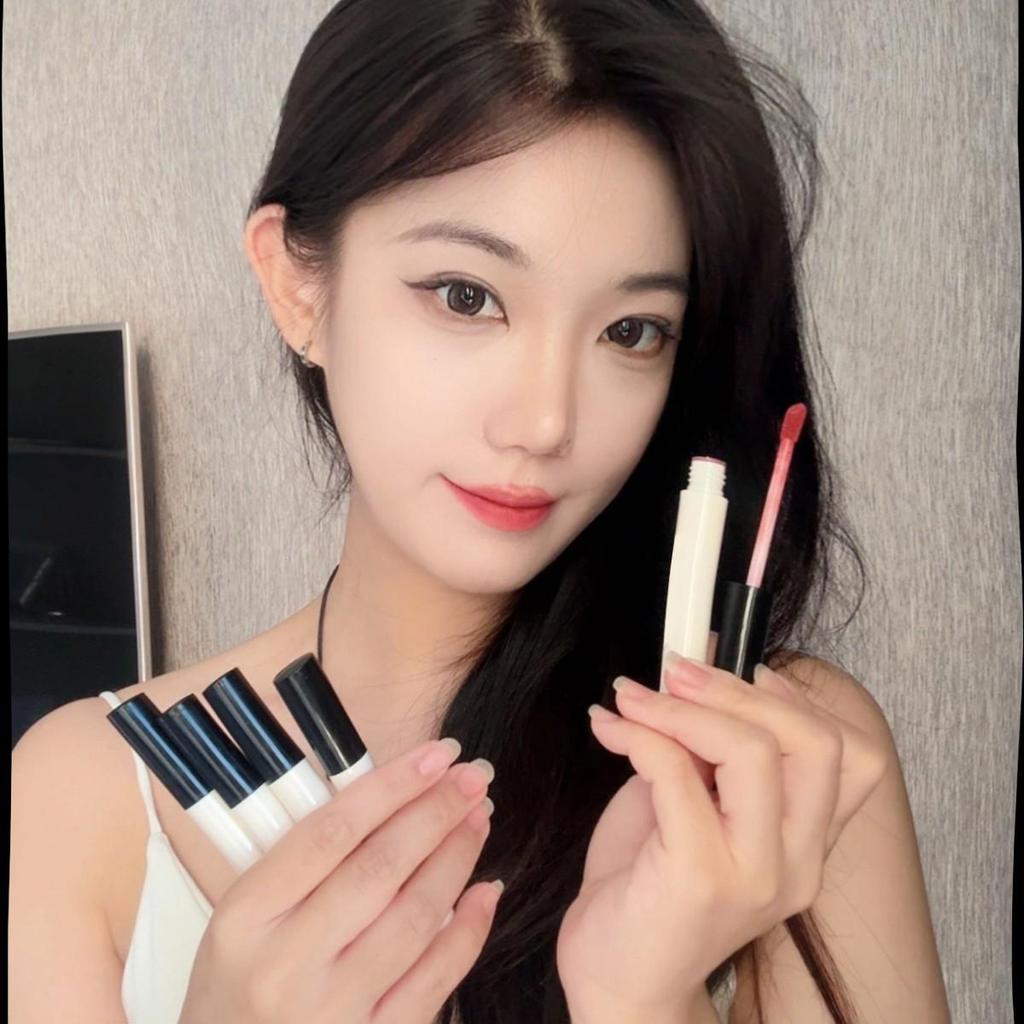 Samtiges Mattes Lippen-Gloss Geschenkset: 5-teiliges Lippenstift & Gloss Set für einen natürlichen, aufhellenden Look – Perfekt für Studenten
