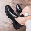 Sapatos masculinos nova marca de moda sapatos masculinos slip on tendência lantejoulas sapatos masculinos para festa de negócios sapatos mocassins ao ar livre sapatos masculinos mocassins
