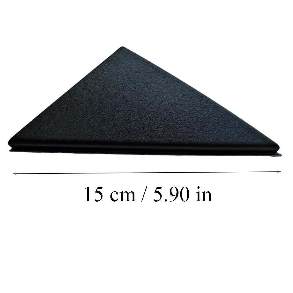 Car Rearview Mirror Triangle Panel Cover for Hyundai Kona 2018 2019 2020 2021 2022 2023 86190-J9000 86180-J9000 Unpainted Black