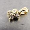 Les Trésors De Lily [G1701] - Gold Plated 'Butterfly' Pendant
