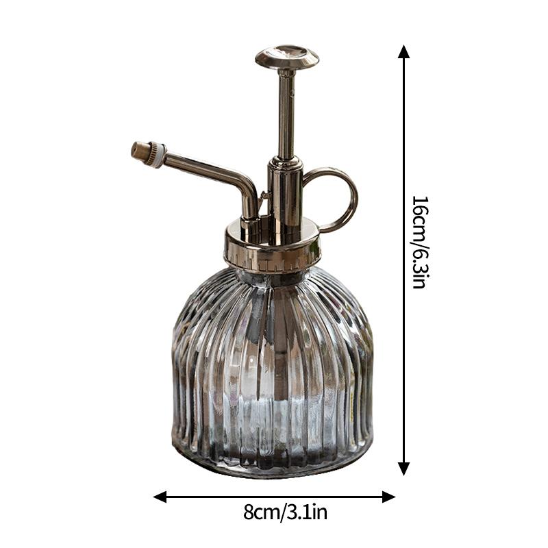Vintage-Gießkanne aus Glas, Retro-Luftdruck-Sprühflasche, Bewässerungsflasche für Gartenpflanzen, Haushaltssprinkler, Desinfektionswerkzeug