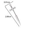 Nuova Moda Ali d'Amore Croce Acciaio Inossidabile Orecchino Osso Auricolare Lucido Zircone Trendy Orecchino a Filo per Donne Piercing Corpo Accessorio