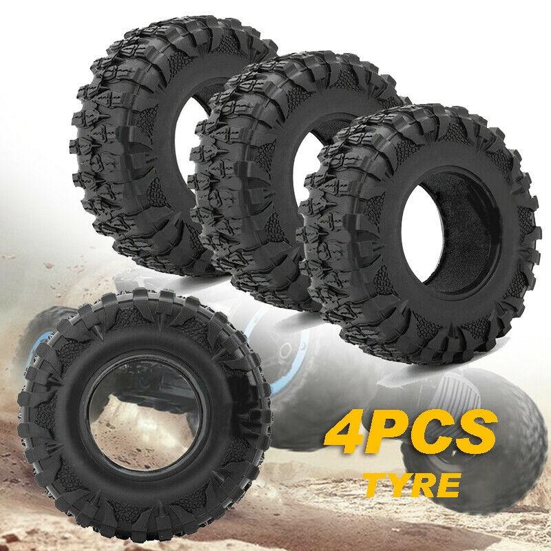 Rugged 2.2'' 120mm Dragon Claw Tires For 1/10 Axial Trx4 Rc Car With Foam Inserts