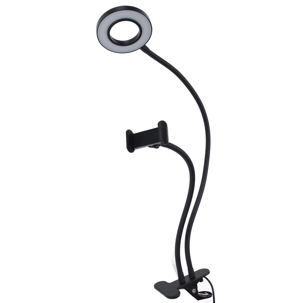 Mobile Phone Live Lighting 3 Colour Adjustable Angle Light Multifunction USB Power Supply Selfie Rings Light