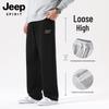 JEEP SPIRIT Men's Loose Fit Printed Straight Leg Casual Pants