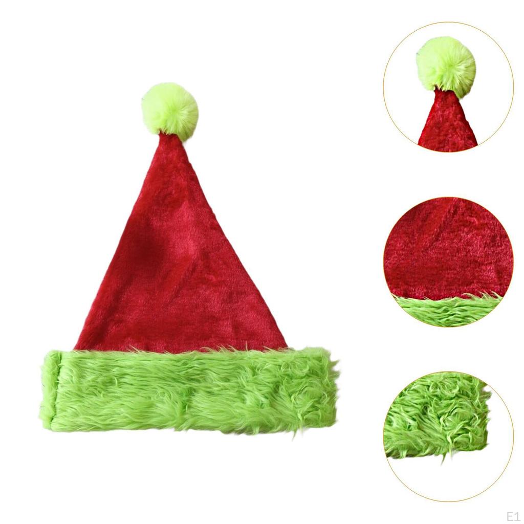 Weihnachtsmannmütze Lustiges Dekoratives Grünes Monster für Feiern Partygeschenke