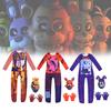 Nights Kids Five At Freddys Halloween Cosplay Party Suit Jumpsuit Gloves Mask