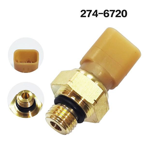 2 Pieces 274-6720 Oil Pressure Sensor for Caterpillar 312D 315C 320D None