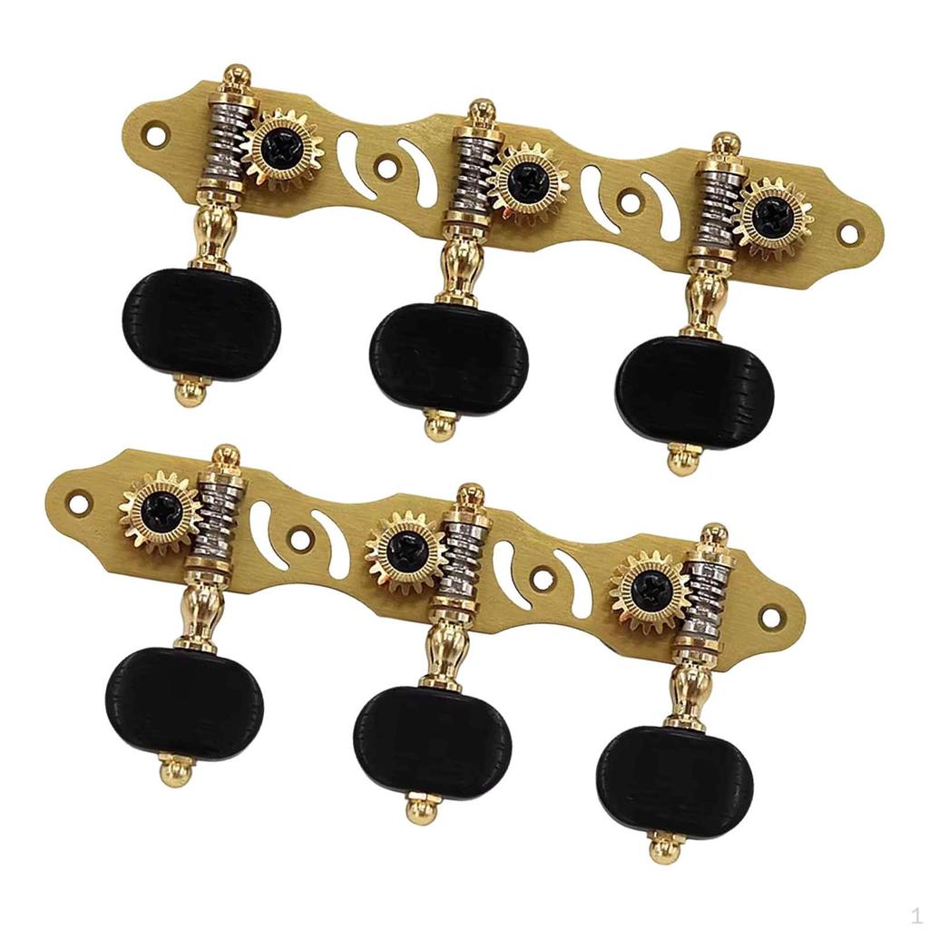 Pair Pegs for Classical Guitar Musical Instrument Accessories Professional with Screws Turner