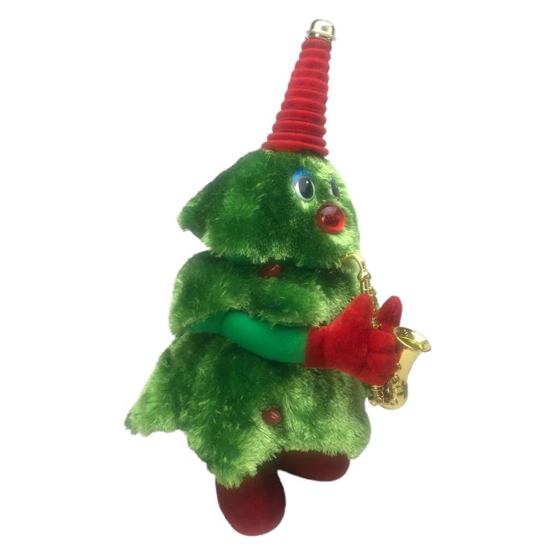 Dancing Christmas Tree Singing Xmas Tree Electronic Toy for Doll Music Xmas Gift Holiday Ornament Festival Table Decorat
