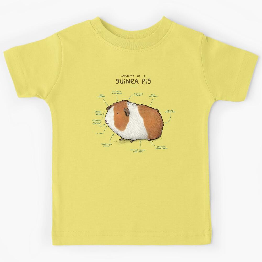 Anatomy of a Guinea Pig Kids T-Shirt 130