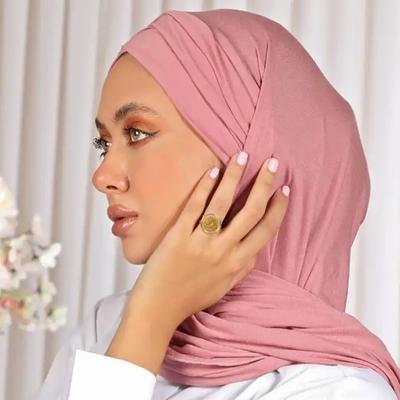 Muslim Jersey Hijab Cross Inner Undercap Instant Hijab For Women Ready To Wear Scarf