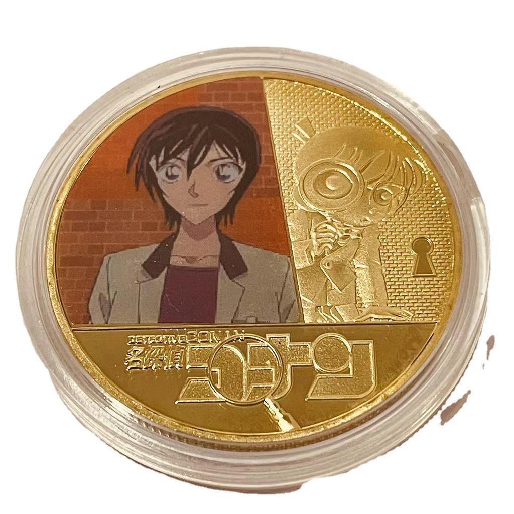 Detective Conan Commemorative Coins: Amuro Tooru & Gin Die-Cast Metal Collection