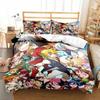 Nouvel Anime Les Sept Péchés Capitaux Al Saison Ensemble Lit Jumeau Ensemble de Linge de Lit Imprimé Avec Taie d'Oreiller Lit Doux Housse de Couette Douce Simple Double