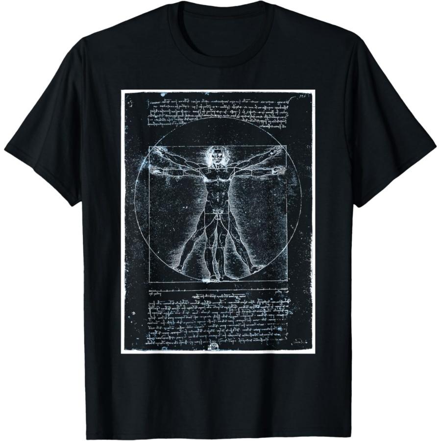 The Vitruvian Man by Leonardo da Vinci T-Shirt T-Shirt S