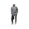 Jordan Letter Print Crew Neck Casual Long Sleeve Sweatshirt Women Tops Dark-Grey FN5438-063