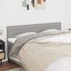 VidaXL 2x Headboards Bedroom Furniture Bed Accessories Single Bed Heads Interior Bed Frame Heads Light Grey 346158