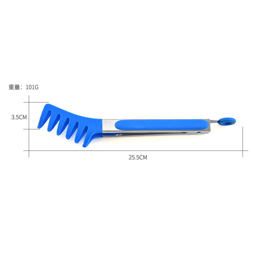 Stainless Steel Pasta Barbecue Clamp Snack Spaghetti Clip Noodle Tong Kitchen Tool Cooking Utensils
