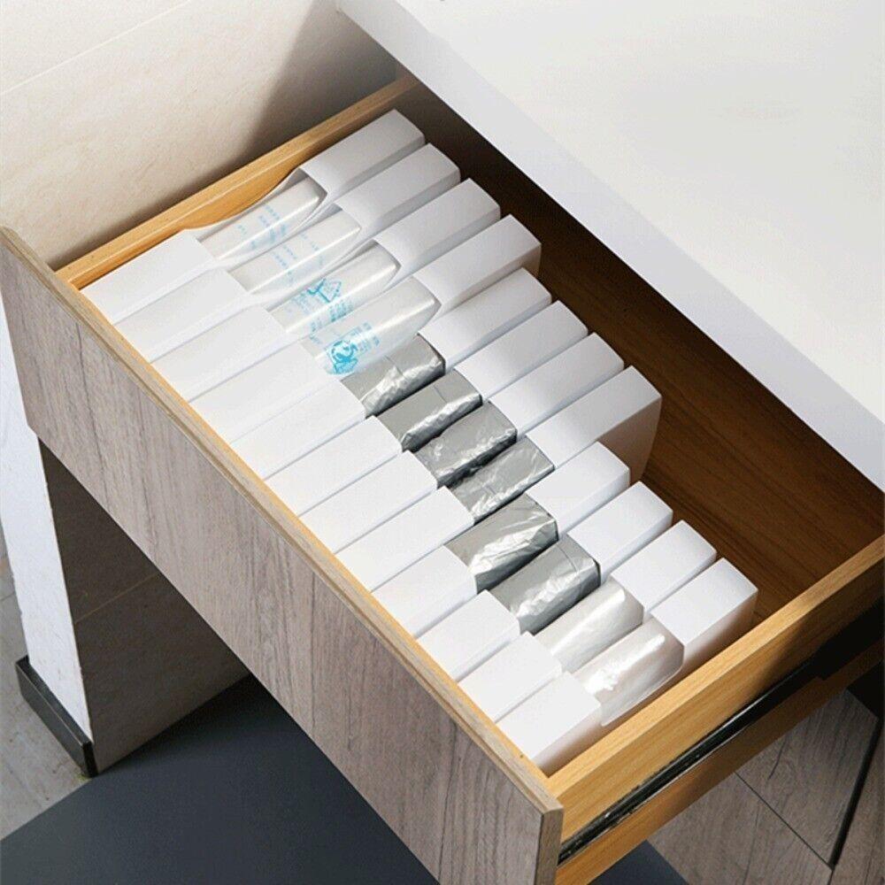 3-Sizes Bag Storage Box Plastic Bag Organizer High-quality Bag Dispenser  Fresh-keeping Bag