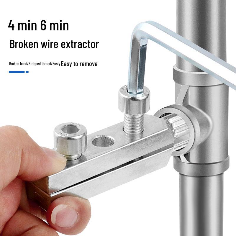 4-6 Min Faucet Valve Thread Remover: Broken Tap & Pipe Extraction Tool