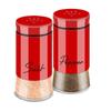 2 Piezas Botella de Sal y Pimienta para Exterior de Acero Inoxidable Base Antideslizante Botella de Condimento para Cocina Chef