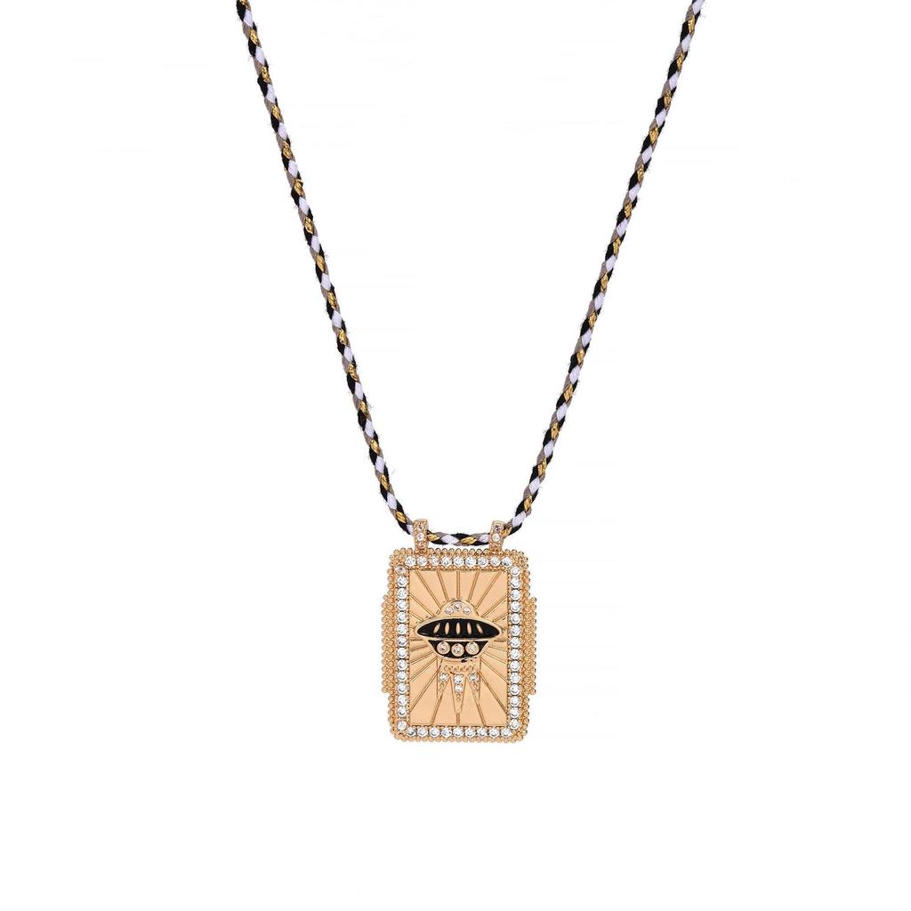 Collana Tarocchi Bohemienne: Design Sole, Luna e Occhio Malvagio per Donna