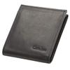 Culturare Hammock Wallet, a Thin, Compact Bifold Wallet Made of Italian Leather (Black)