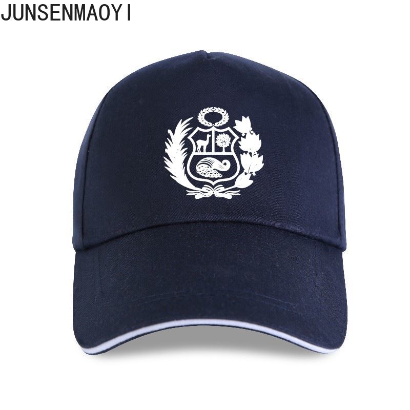 Men Women Baseball Cap Peru Peruvian Coat of Arms White Slim Fit Tops Unisex Fashion Snapback Trucker Cap Hip Hop Hats