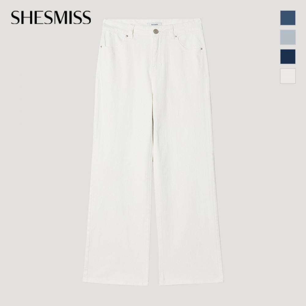 [ShS S miSS] baSic Wide Denim pantS SSlp22080