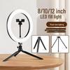 Anneau lumineux de bureau 10" pour photographie et diffusion en direct