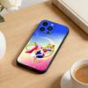 Cartoon E-Sailor M-Moons Phone Case For iPhone17,16,15,14,13,12 Plus,Max Soft Silicone Black Cover
