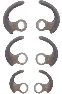Ear Hooks for Canal Made of Drop Drop 3 Gray Compatible with MDR XBA Earphones A-Focus Earphones, Silicone, Prevention, Prevention, S/M/L Pairs,