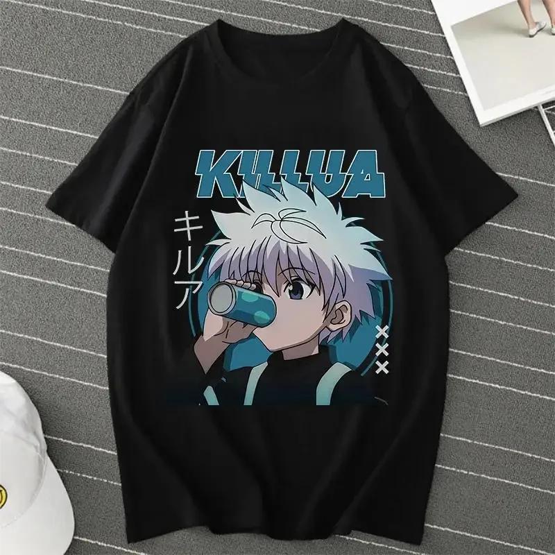 Anime Hunter X Hunter Killua Zoldyck Tričko Móda Harajuku Krátký rukáv Kulatý výstřih Dámské ležérní oblečení
