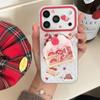 Cute Polka Dot Strawberry Magnetic Phone case for iPhone 17 Pro 13 14 15 16 Pro Max Fundas Cake Shake With Magsafe Cases For 17