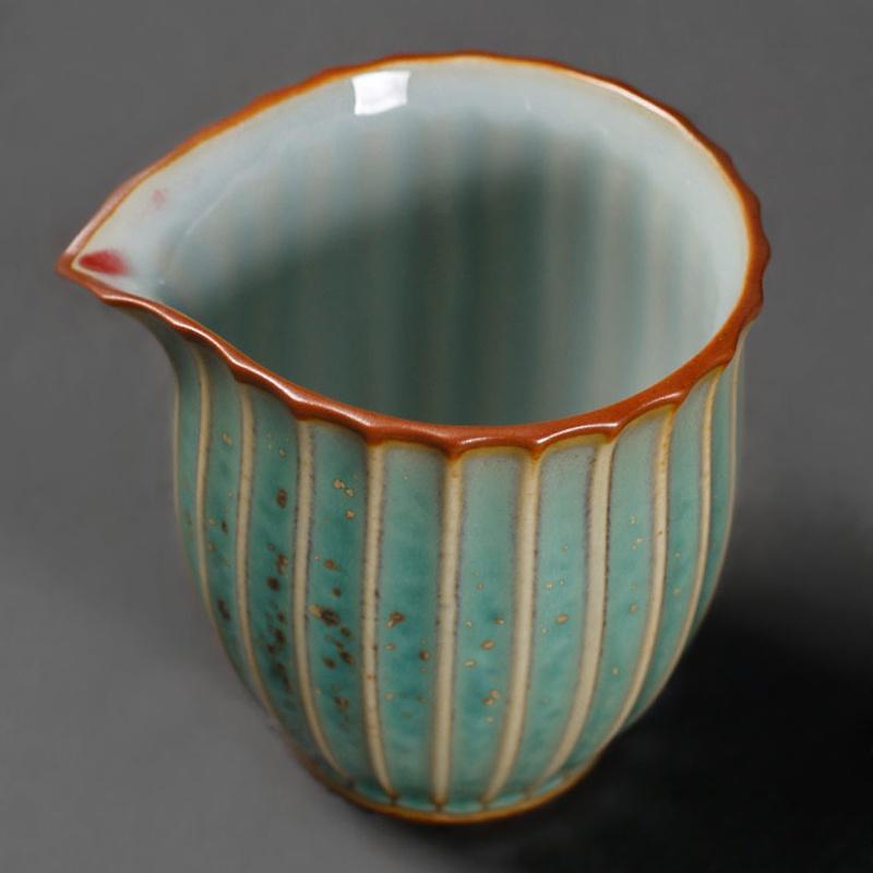 200ml Ceramic Fair Cup Kiln Change Coarse Pottery Tea Divider