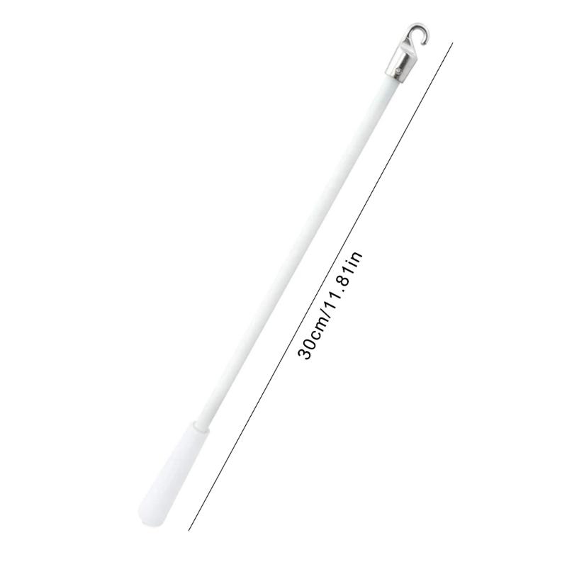 Durable Fiberglass Blinds Rod with Metal Hook, Vertical Blinds Opening Rod Blind Wand for Vertical Blinds, Home Decors