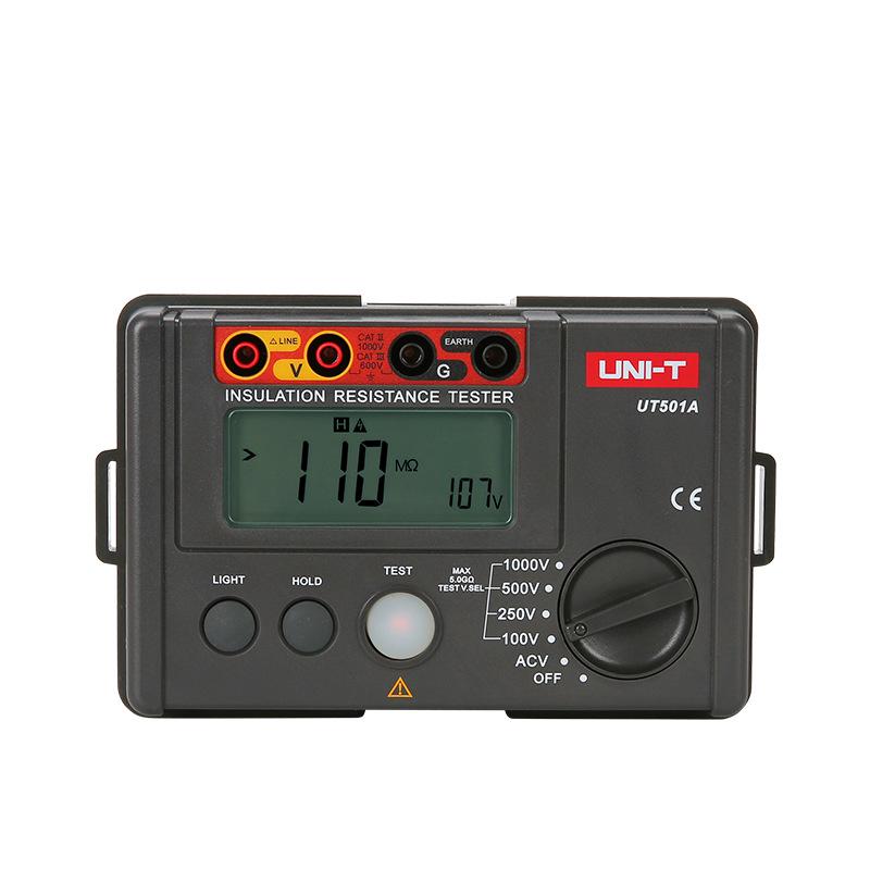 UNI-T UT501A/UT502A Digital Insulation Resistance Tester and Hand-Crank Megohmmeter