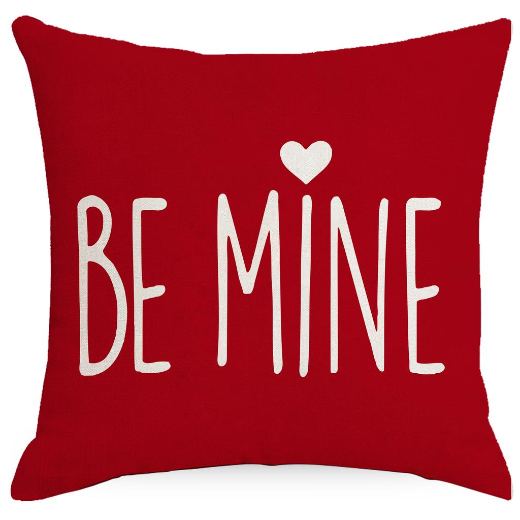 New Valentine's Day Pillow Case Couple Home Sofa Living Room Bedroom Decoration Pillow Case Cushion