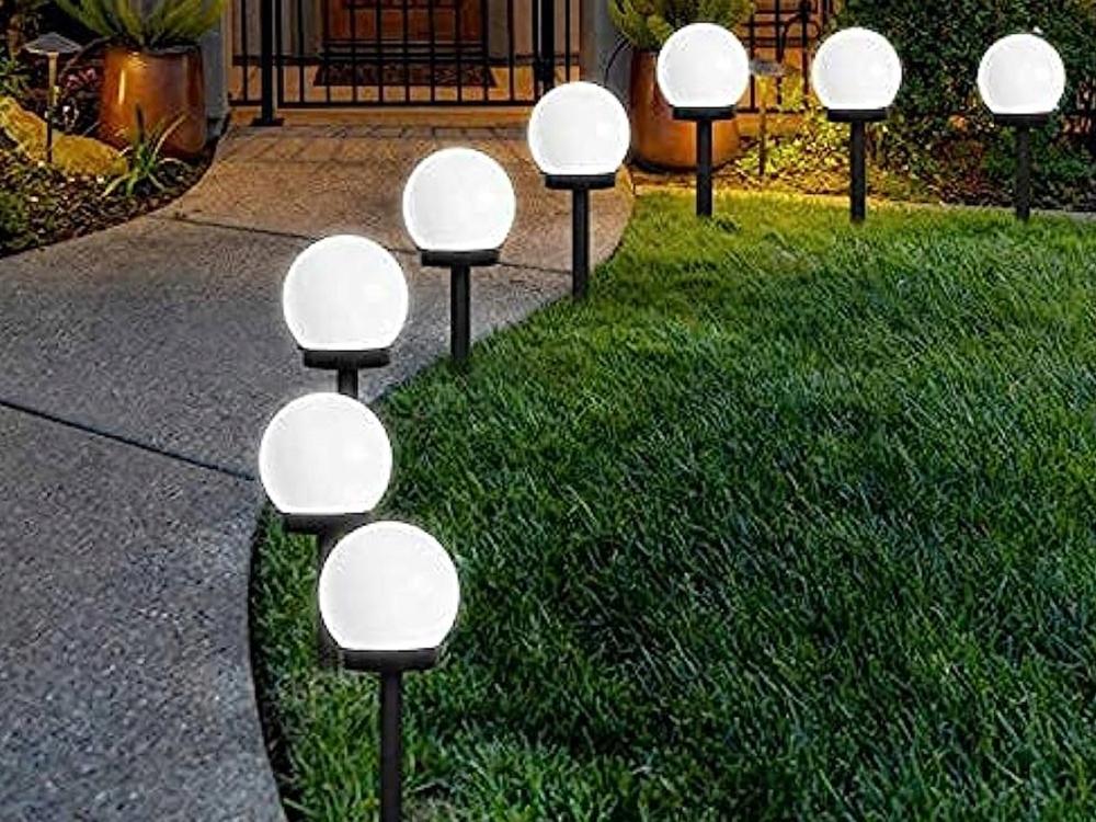 Garden Lamps 4 Pcs White (24) Gab_B