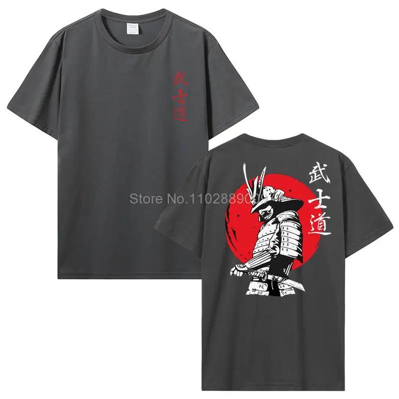 Japan Samurai Spirit T Shirts EU Size 100% Cotton Tops Bushido Male Gifts Tee Streetwear Clothing T Shirts For