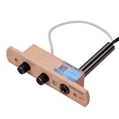 Cajon Drum Sound Hole Pickup Microphone Pick-up System for Box Drum with Tone Volume Control 6.35mm