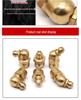 Copper Grease Nipple - Excavator/Loader Oil Gun, Elbow & Straight (M4-M20)