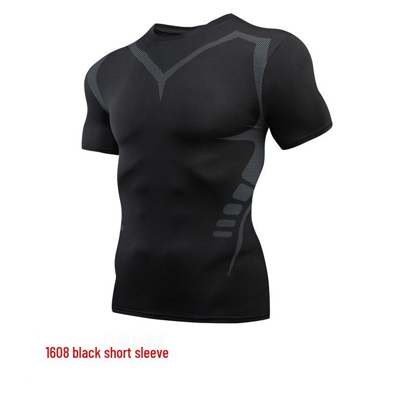 Pánské rychleschnoucí elastické sportovní tričko na basketbal a běh