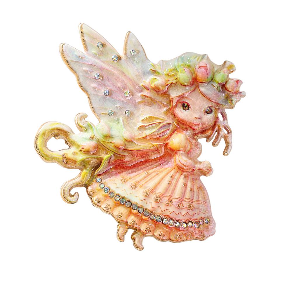 Elegant Elf Brooch Lapel Pin For Birthday Holiday Special Occasion Present Fashion Clothing Accessories