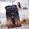 The W-Witcher 3 W-Wild Hunt Game Microfiber Blanket Quick Drying Beach Towels Oversized Super Absorbent Pool Towel Blanket